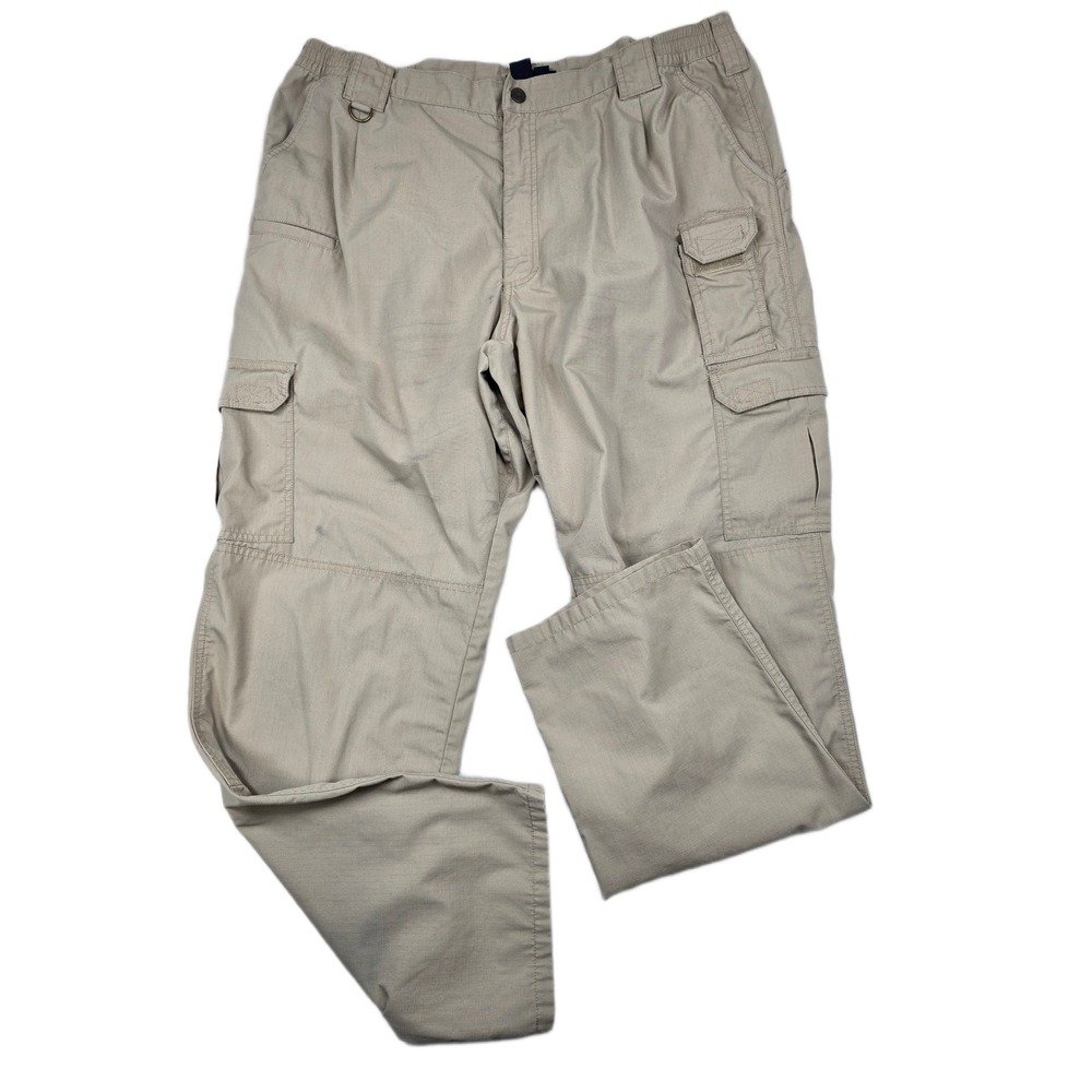 5.11 Tactical‎ Cargo Pants Mens 42x34 Khaki Tan Ripstop Tactical Series